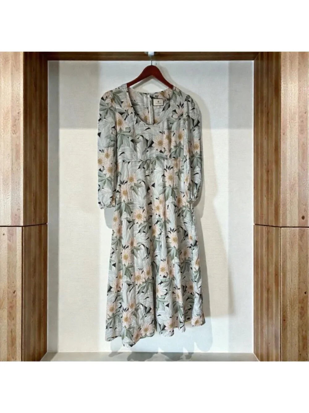 Tuckernuck Madison Des Fleurs Dress Floral Linen Blend Maxi Pockets Size S - Picture 5 of 9